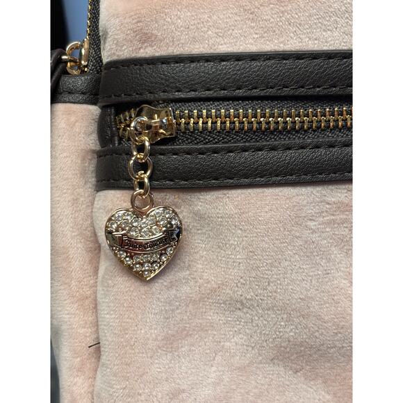 Juicy Couture Queen of Everything Velour Backpack Dusty Blush NWT - Picture 2 of 8